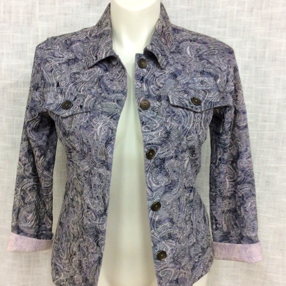 Mahtani Multicolored Jacket Size Large